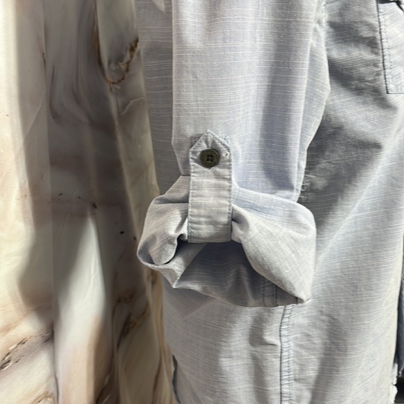 Paper Denim and Cloth Girls Button Down Adjustable Sleeve Collared Size 10/12 - Picture 6 of 16